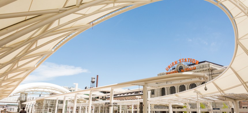 Denver's Union Station  is the centerpiece of the city's FasTracks expansion program. 