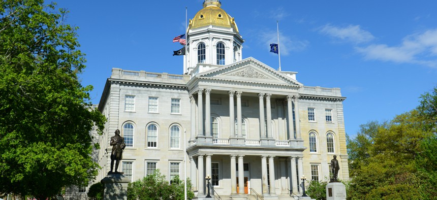 The New Hampshire State House in Concord.