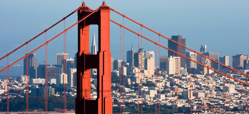 Under the proposed plan, San Francisco would be part of the new state of Silicon Valley.