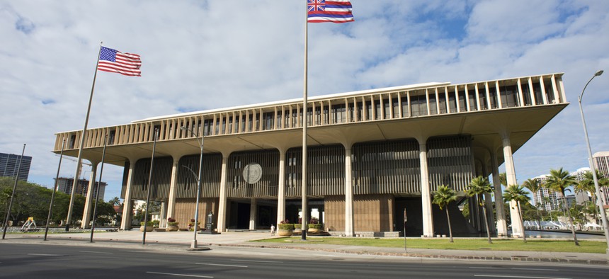 Hawaii's State Capitol in Honolulu.