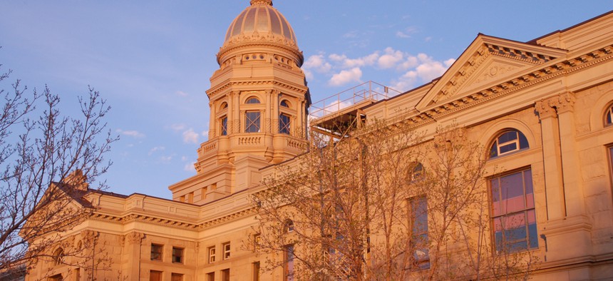 The Wyoming State Capitol in Cheyenne.