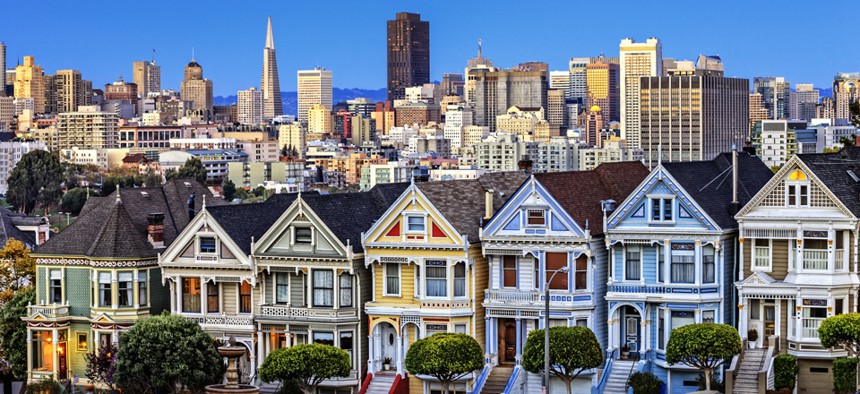 San Francisco's housing prices are particularly high.