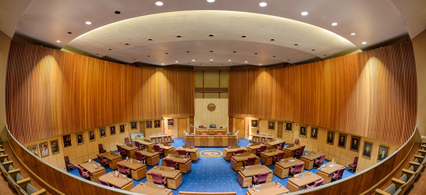 The Arizona Senate chamber.