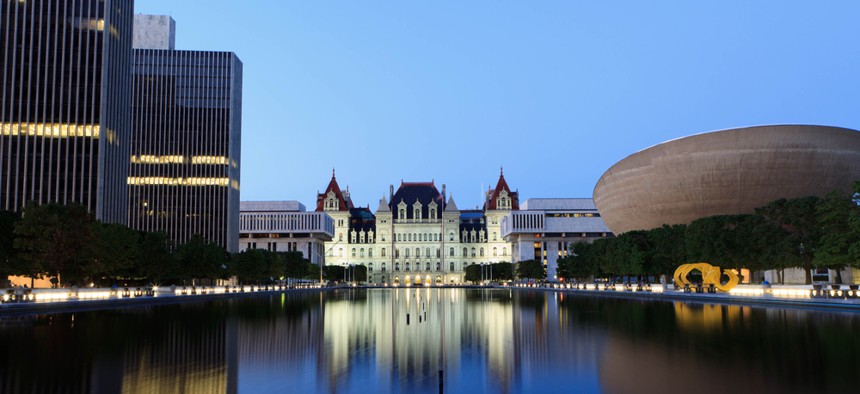 The New York State Capitol complex in Albany.