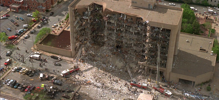 The bombing of the Alfred P. Murrah Federal Building in Oklahoma City on April 19, 1995, killed 168 people.