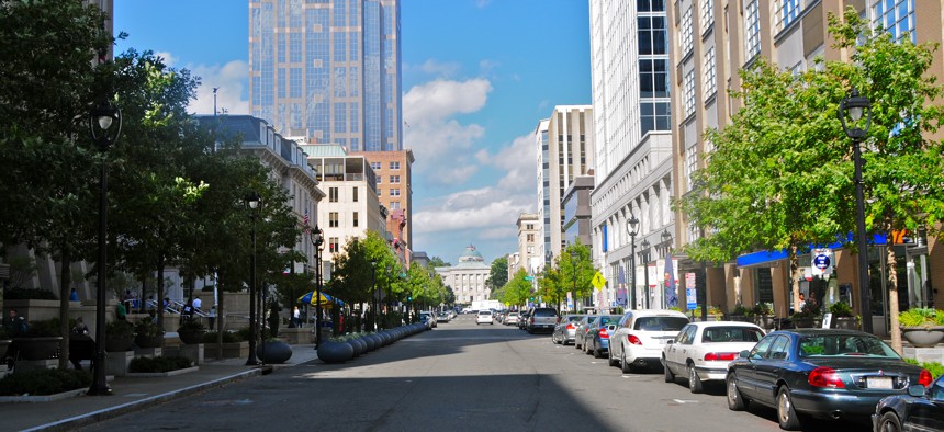 Fayetteville Street in Raleigh, North Carolina