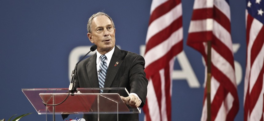 Michael Bloomberg, seen here in a 2012 file photo from when he was mayor of New York City.