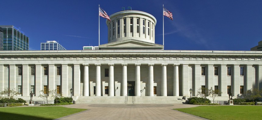 The Ohio State Capitol in Columbus.
