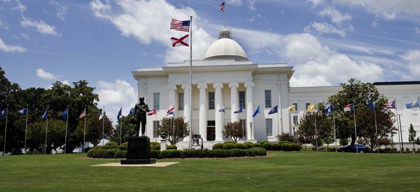 State Capitol in Montgomery, Alabama.