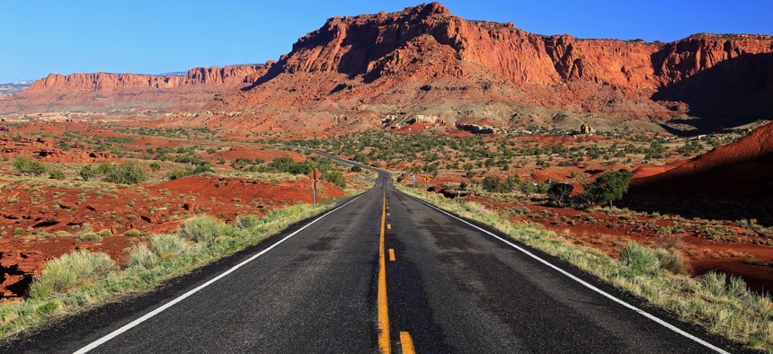 A Utah highway.