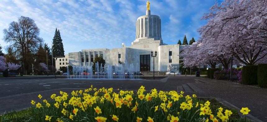 State Capitol in Salem, Oregon.