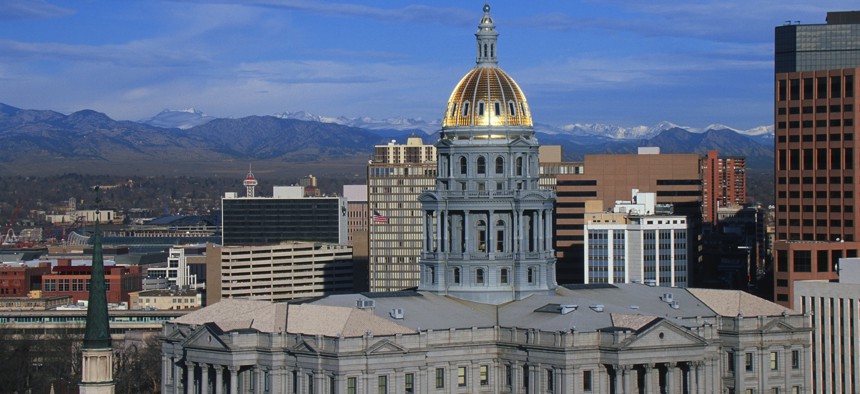 The Colorado State Capitol in Denver.