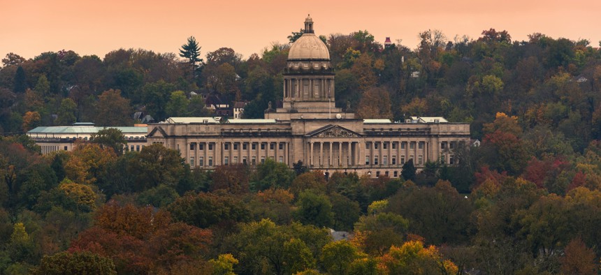 The Kentucky State Capitol in Frankfort.