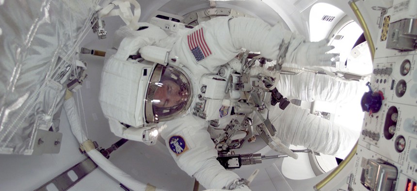 Astronauts need to live and work in facilities like the International Space Station.