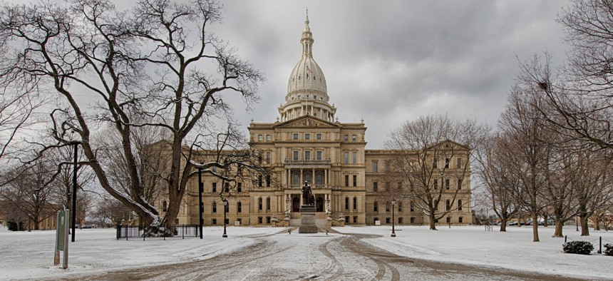 The Michigan State Capitol in Lansing
