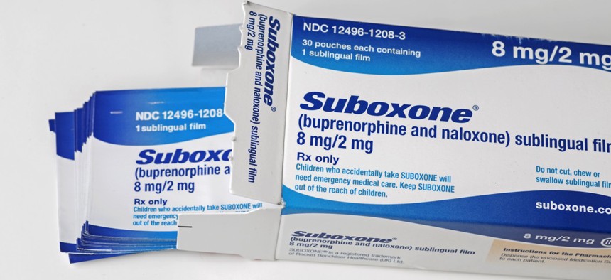 Suboxone, a combination of bupenorphine, an opiate, & naloxone, an opiate antagonist, is a long-term treatment for opiate addiction.