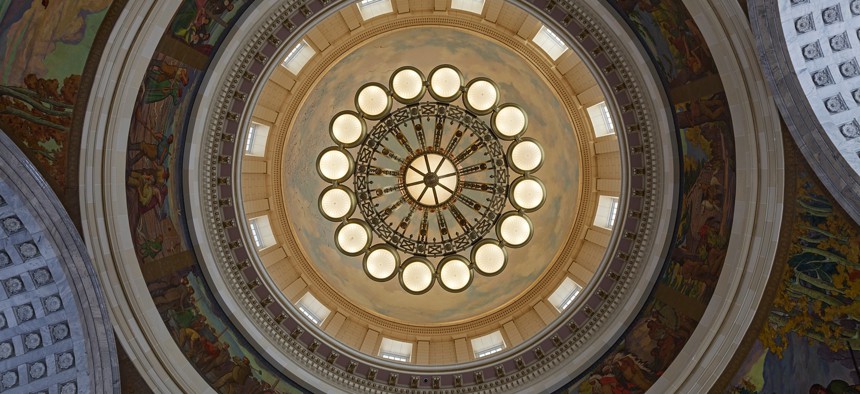The Rotunda of the Utah State Capitol in Salt Lake City.