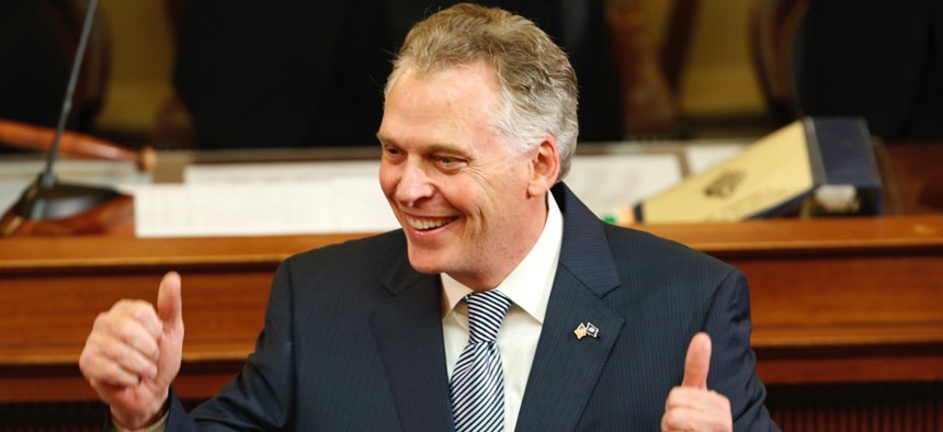 Virginia Gov. Terry McAuliffe sees an opportunity in community colleges to double his state's cyber ranks while growing its workforce.
