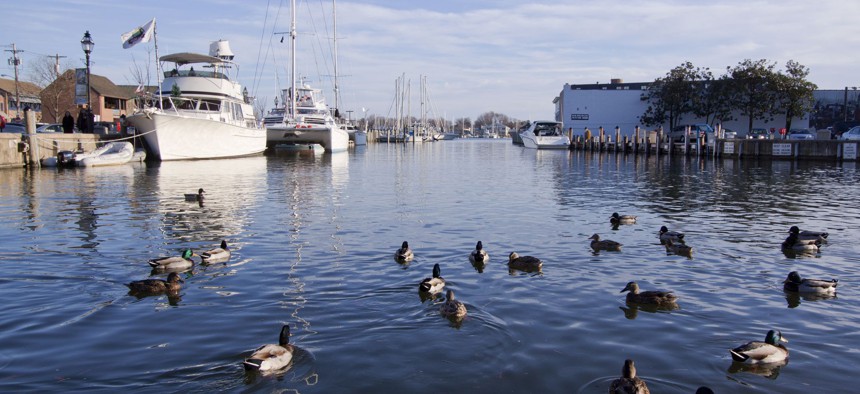 Annapolis, Maryland, is located on Chesapeake Bay.