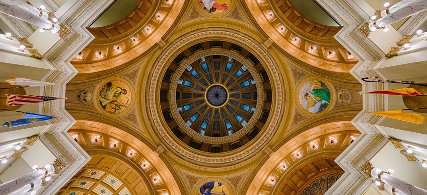 The South Dakota State Capitol's Rotunda.