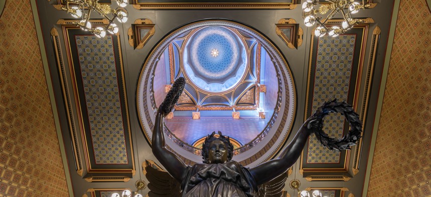 The Rotunda of the Connecticut State Capitol in Hartford.
