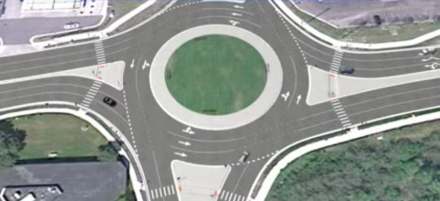It's a roundabout!