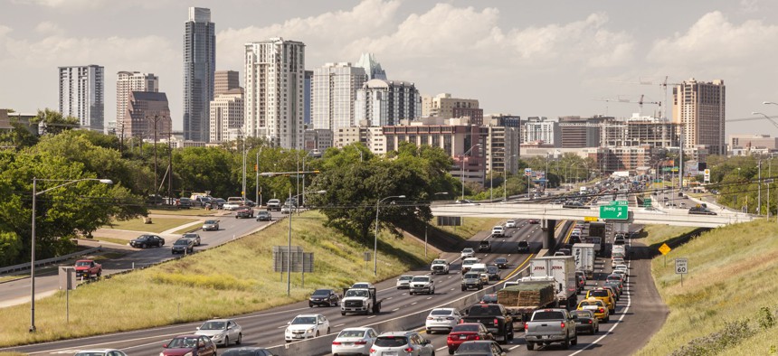 Traffic-clogged Austin, Texas