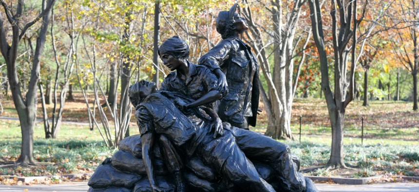 The Vietnam Women's Memorial in Washington, D.C.