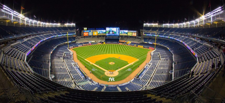 Yankee Stadium is seen in 2014.