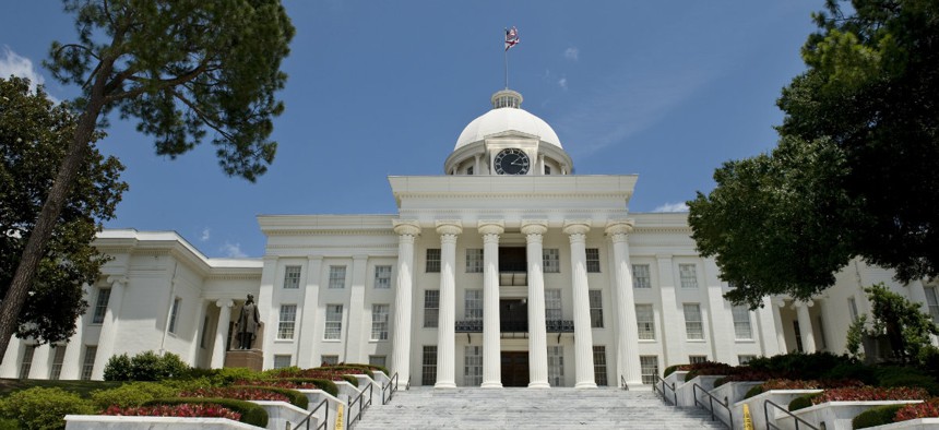 The Alabama State Capitol. Alabama is one of the states to now require regular evaluation of economic development tax incentives.