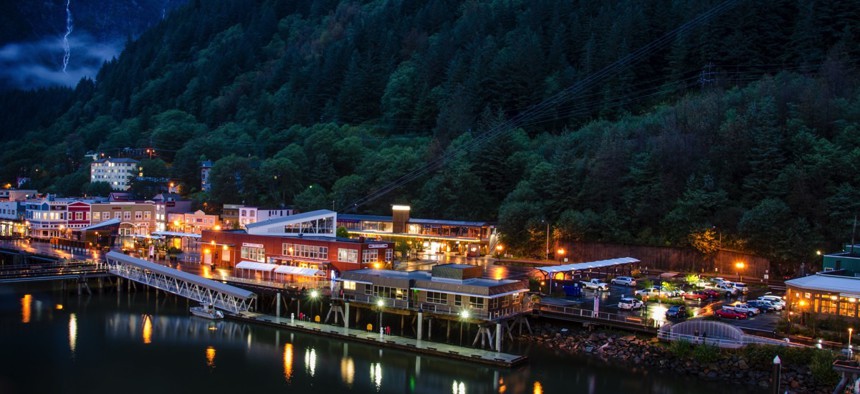Juneau, Alaska. Alaska ended fiscal 2015 with the nation’s largest reserves as a share of operating costs.
