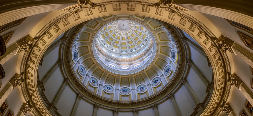 The Rotunda of the Colorado State Capitol.
