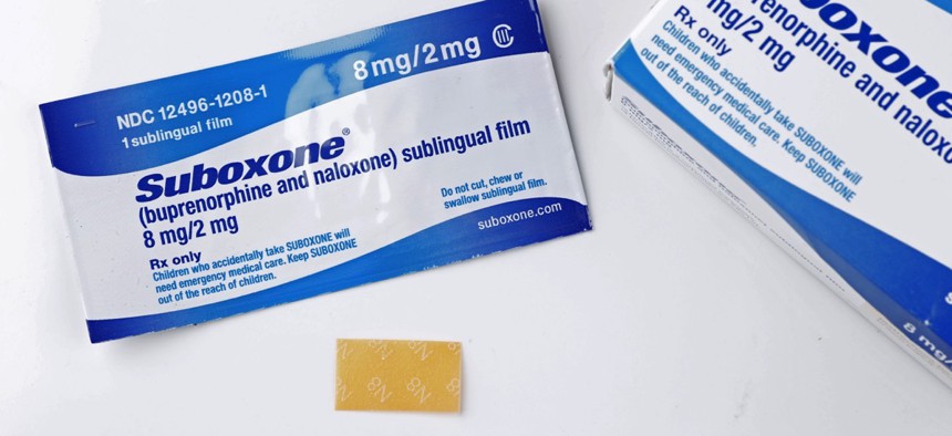 Suboxone, a medication used to treat narcotics addiction in long-term programs.