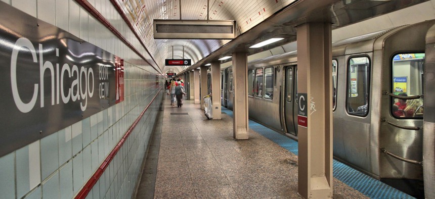 The Chicago Transit Authority is trying to secure federal funding to help rehabilitate stretches of the Red Line on Chicago's North Side.