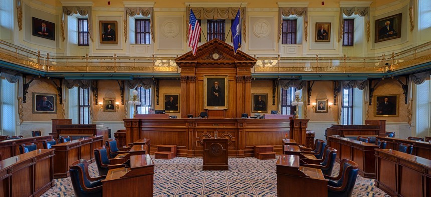 South Carolina Senate chambers.