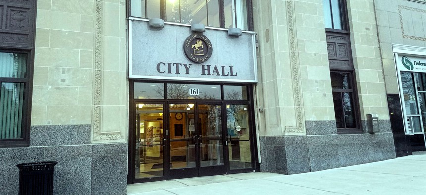 City Hall in Jackson, Michigan
