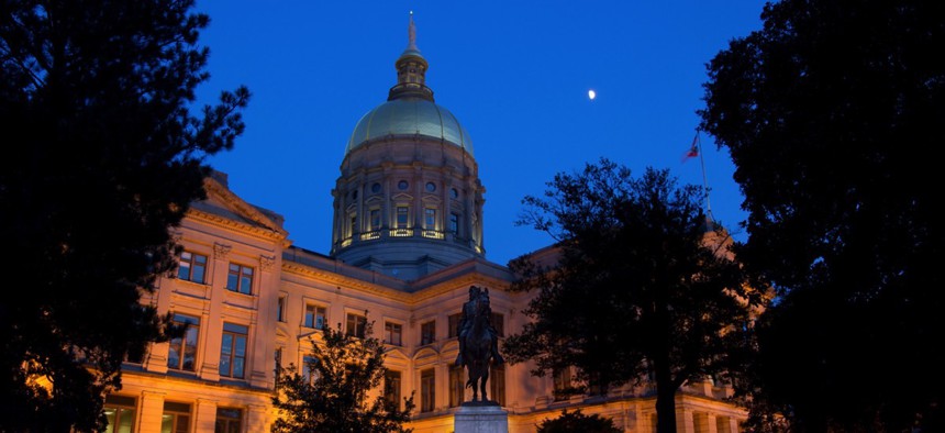 The Georgia State Capitol.