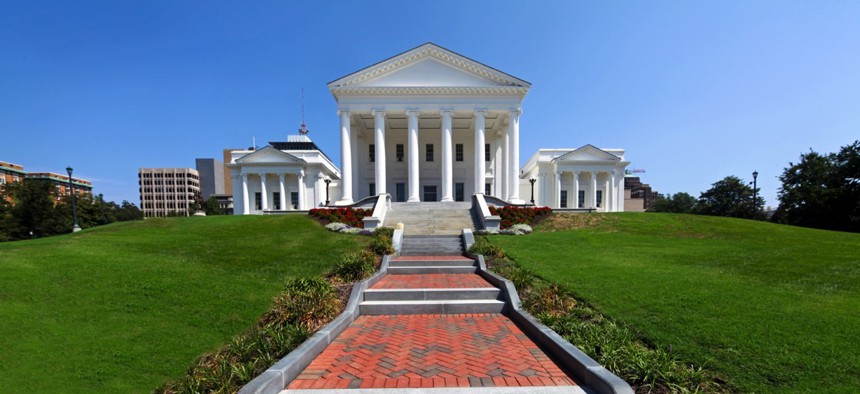The Virginia State Capitol.
