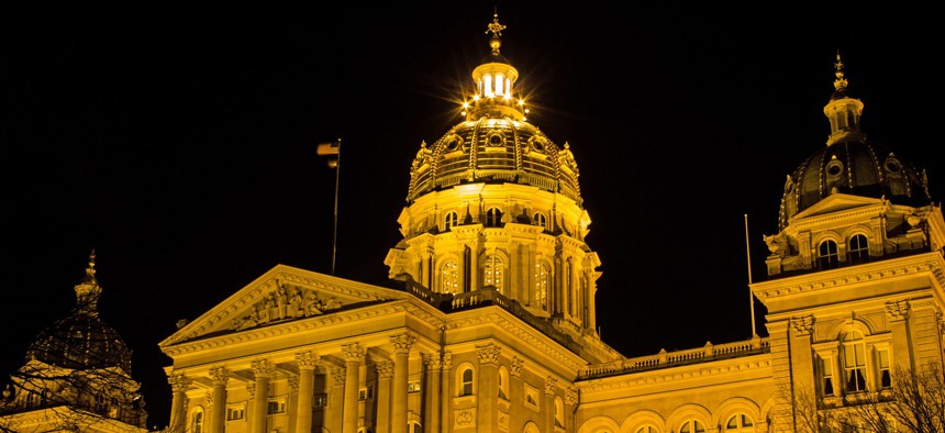 The Iowa State Capitol in Des Moines