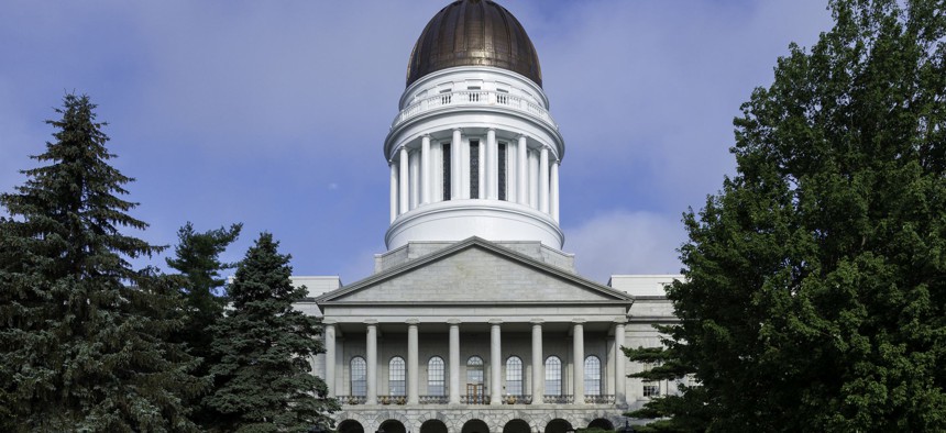 The Maine State House in Augusta