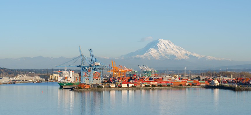 The Port of Tacoma, Washington