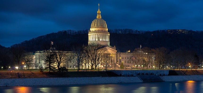 The West Virginia State Capitol in Charleston.