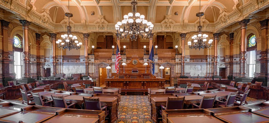 The Kansas Senate Chamber in Topeka