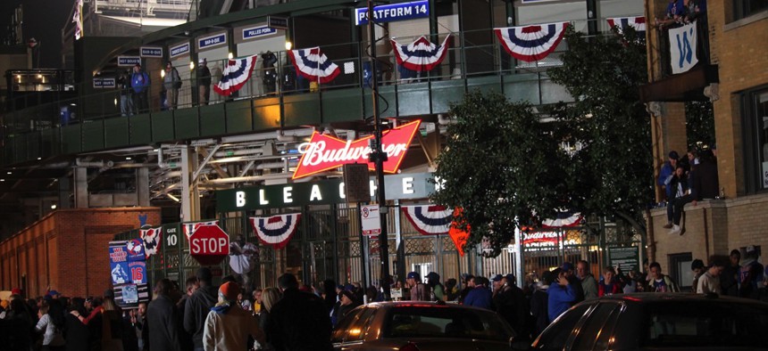 Wrigley Field in Chicago, Illinois