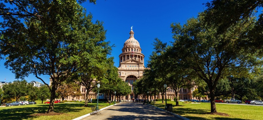 The Texas State Capitol.