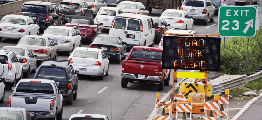 Highway congestion in Honolulu, Hawaii