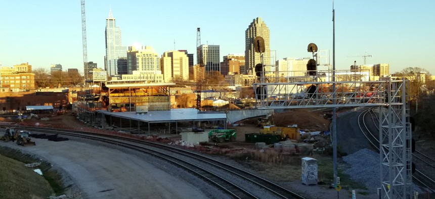 The Raleigh Union Station project underway in North Carolina's capital city is funded, in part, through TIGER grants.