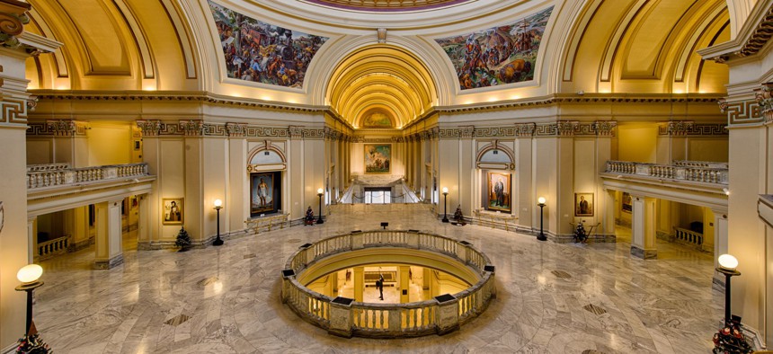 The Rotunda of the Oklahoma State Capitol.
