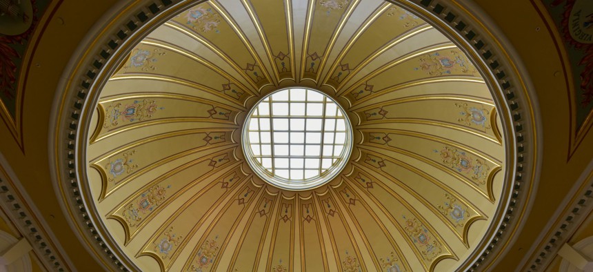The Rotunda in the Virginia State Capitol in Richmond