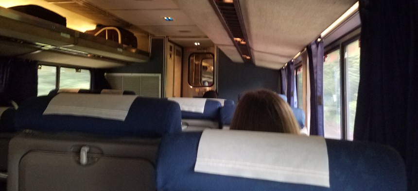 A recent westward journey on Amtrak's Capitol Limited.